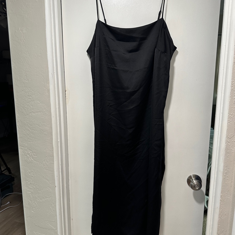 H&M Black spaghetti strap Dress